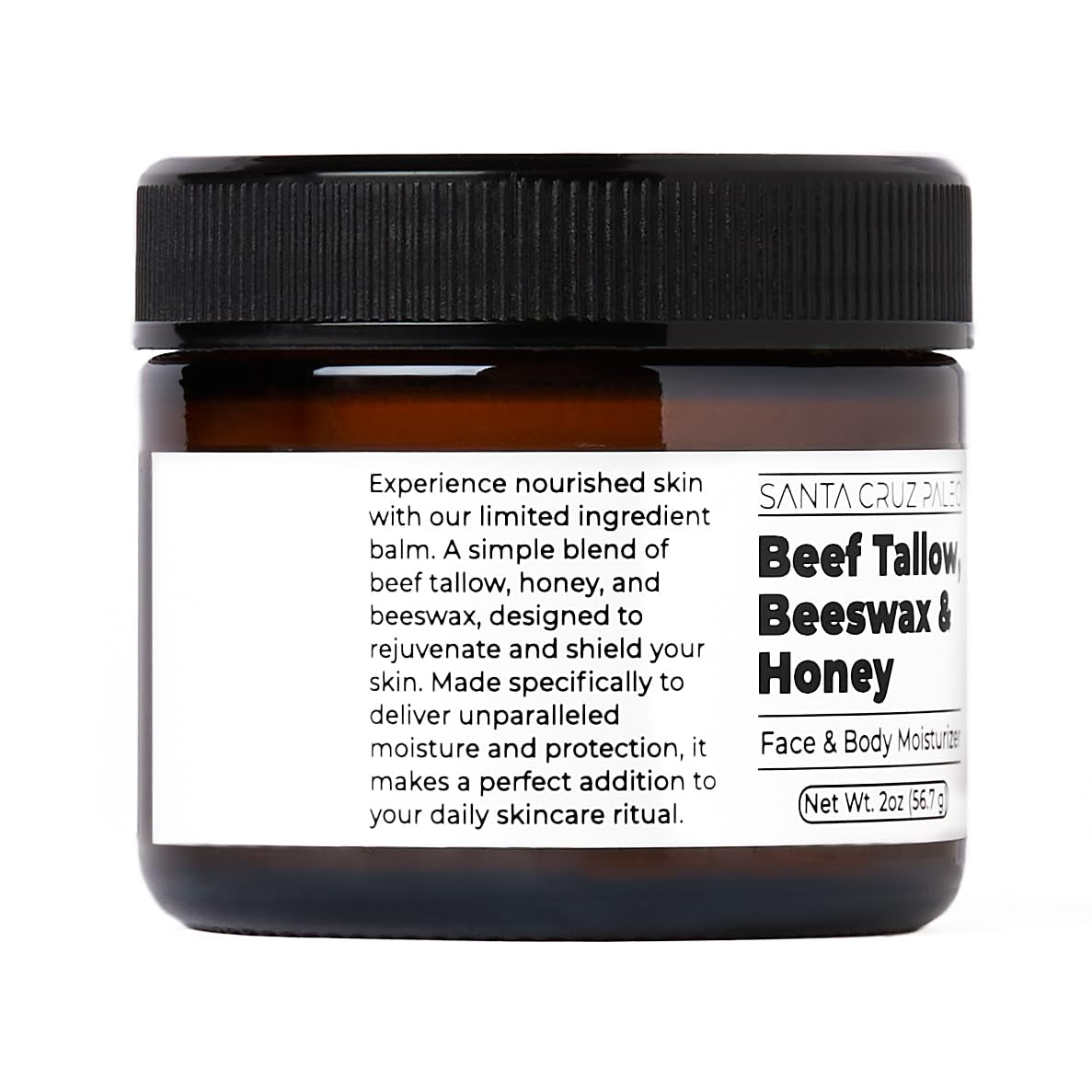 Luxurious Beef Tallow & Honey Balm for Skin - Grass-Fed, Organic Moisturizer for Face & Body