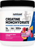 Creatine Monohydrate Powder (Shaq'S Berry Blast, 300 Gram) - Micronized Creatine Supplement, Vegan, Gmo-Free, Gluten-Free, 44 Servings