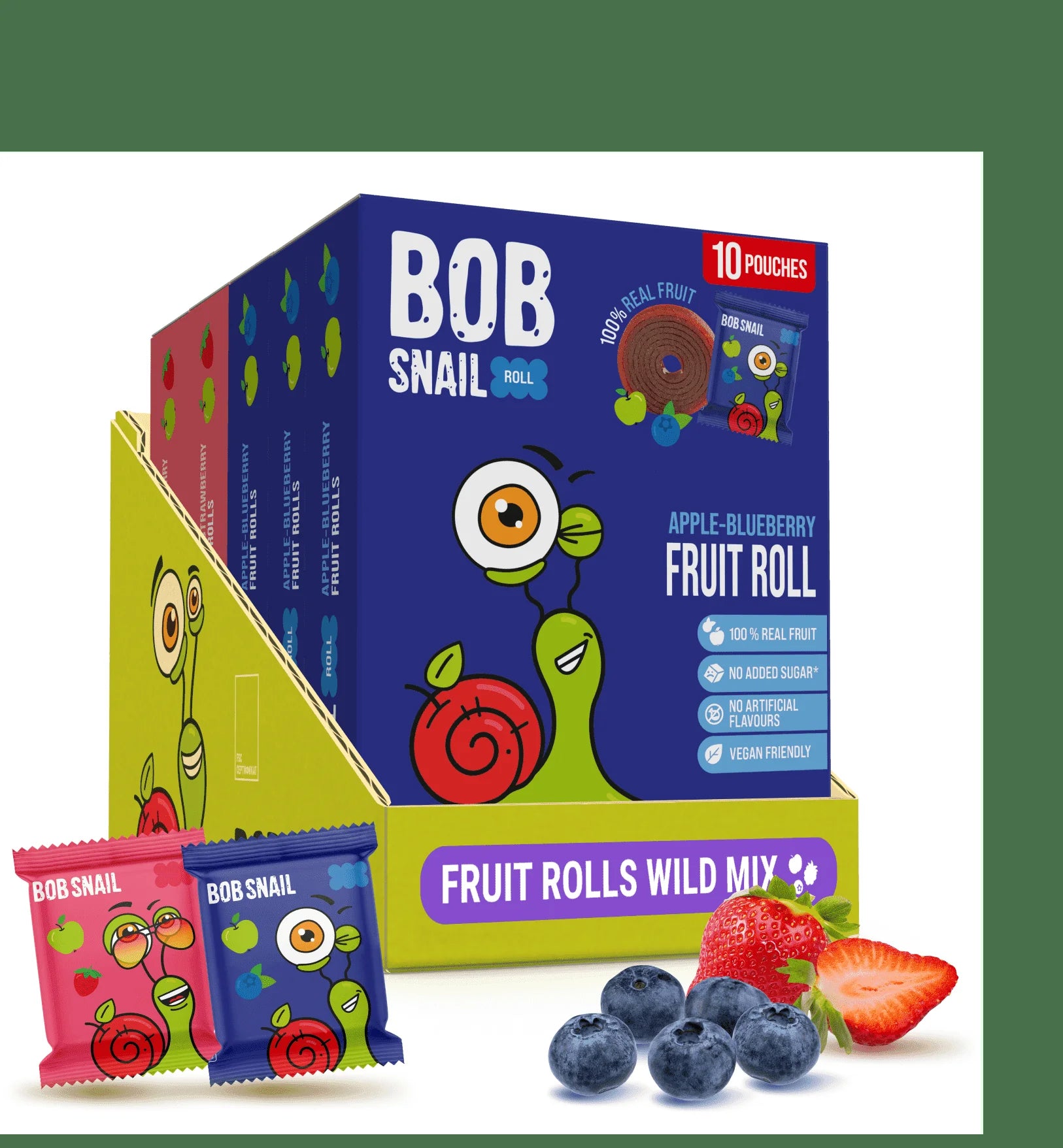 Healthy Snacks Gluten-Free Fruit Roll Ups, 50 Ct Family Pack