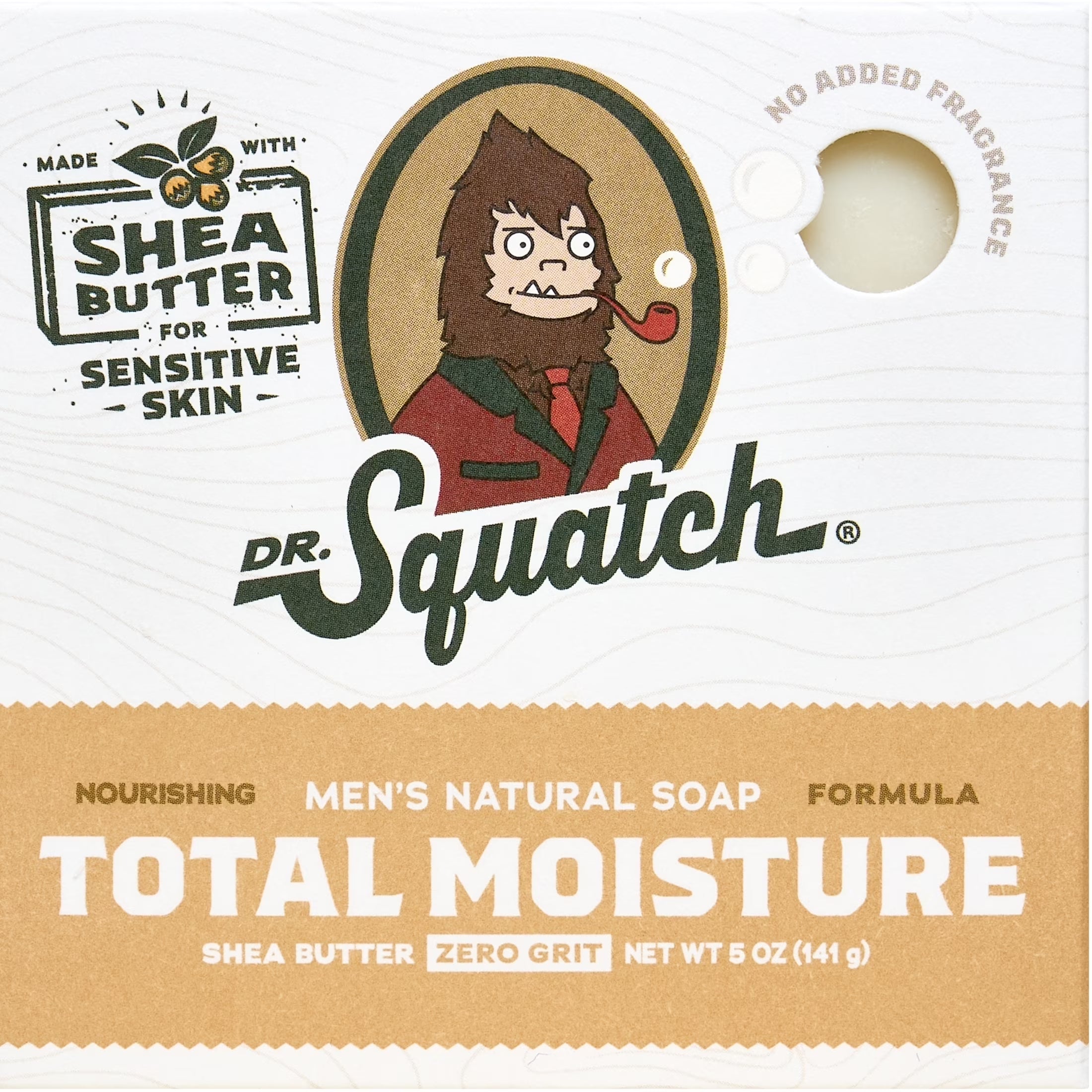 (3 Pack)  Shea Butter Total Moisture Natural Bar Soap for Men, 5 Oz