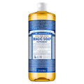 Pure-Castile Magic Liquid Soap - Made with Regenerative Organic Certified Oils- 18-In-1 Uses for Face, Body, Hand, Hair, Laundry & More- Vegan, Non-Gmo- Body Wash- Peppermint,32Oz