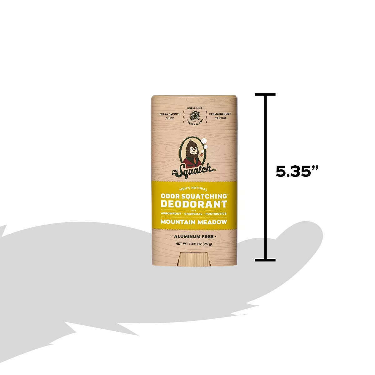 DR. SQUATCH Men'S Wide Stick Deodorant - Natural Mountain Meadow - 2.65Oz