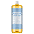 Pure-Castile Magic Soap Liquid (Baby Unscented, 32 Ounce) – Made with Regenerative Organic Certified Oils – for Sensitive Skin, Babies, Face, Hair, Laundry, Dishes, Hand Soap & Body Wash