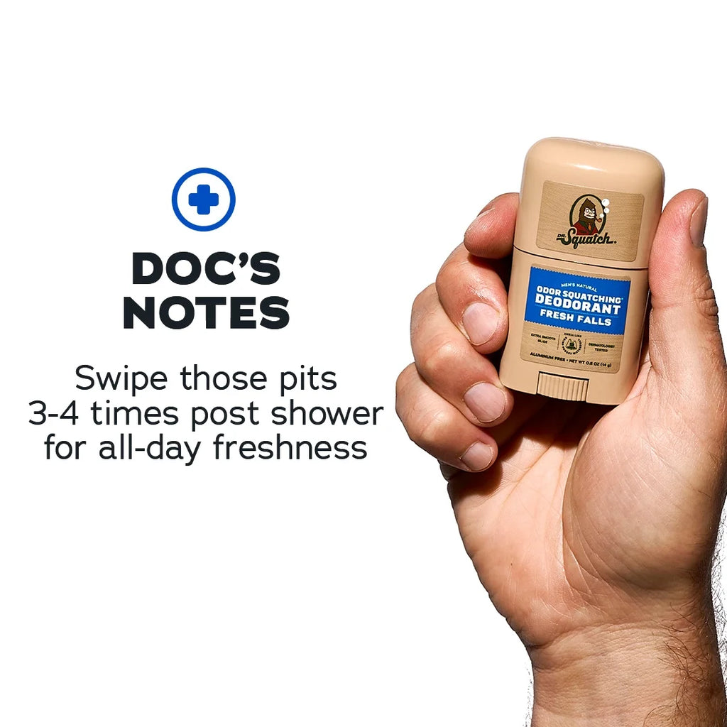 Mini Natural Men'S Deodorant - Aluminum Free - Fresh Falls (0.5 Oz)