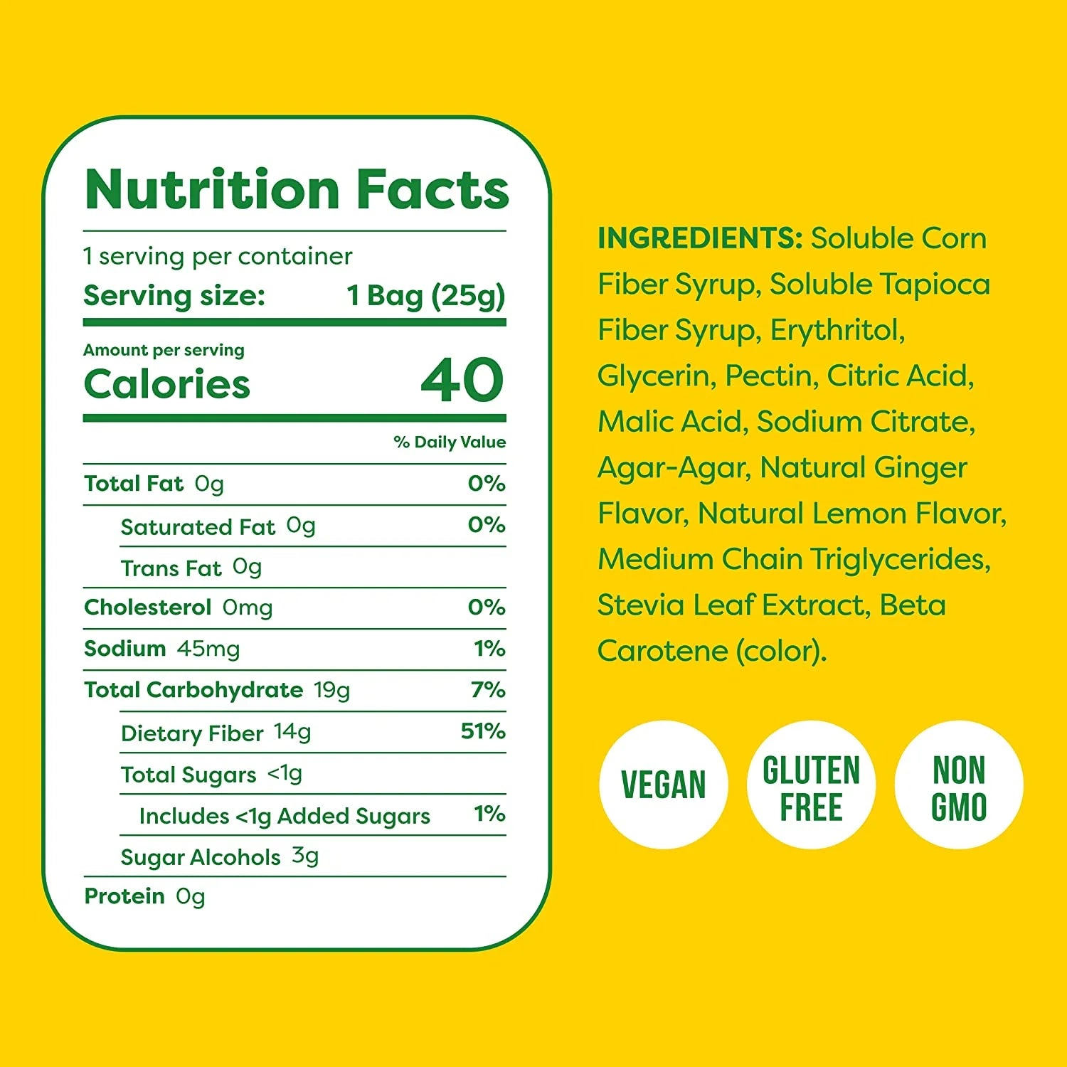 Gummies Candy – Low Carb Candy Lemon Ginger Drops, Keto Snack Pack – Healthy Candy Gummys – Vegan Candy, Keto Gummy Candy – Keto Candy Gummies (32-Pack)