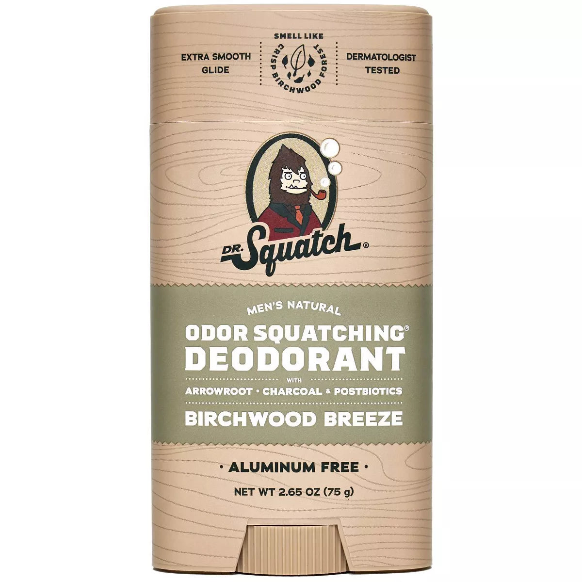 DR. SQUATCH Men'S Deodorant - Birchwood Breeze - 2.65Oz: Underarm, Aluminum-Free, Solid Form
