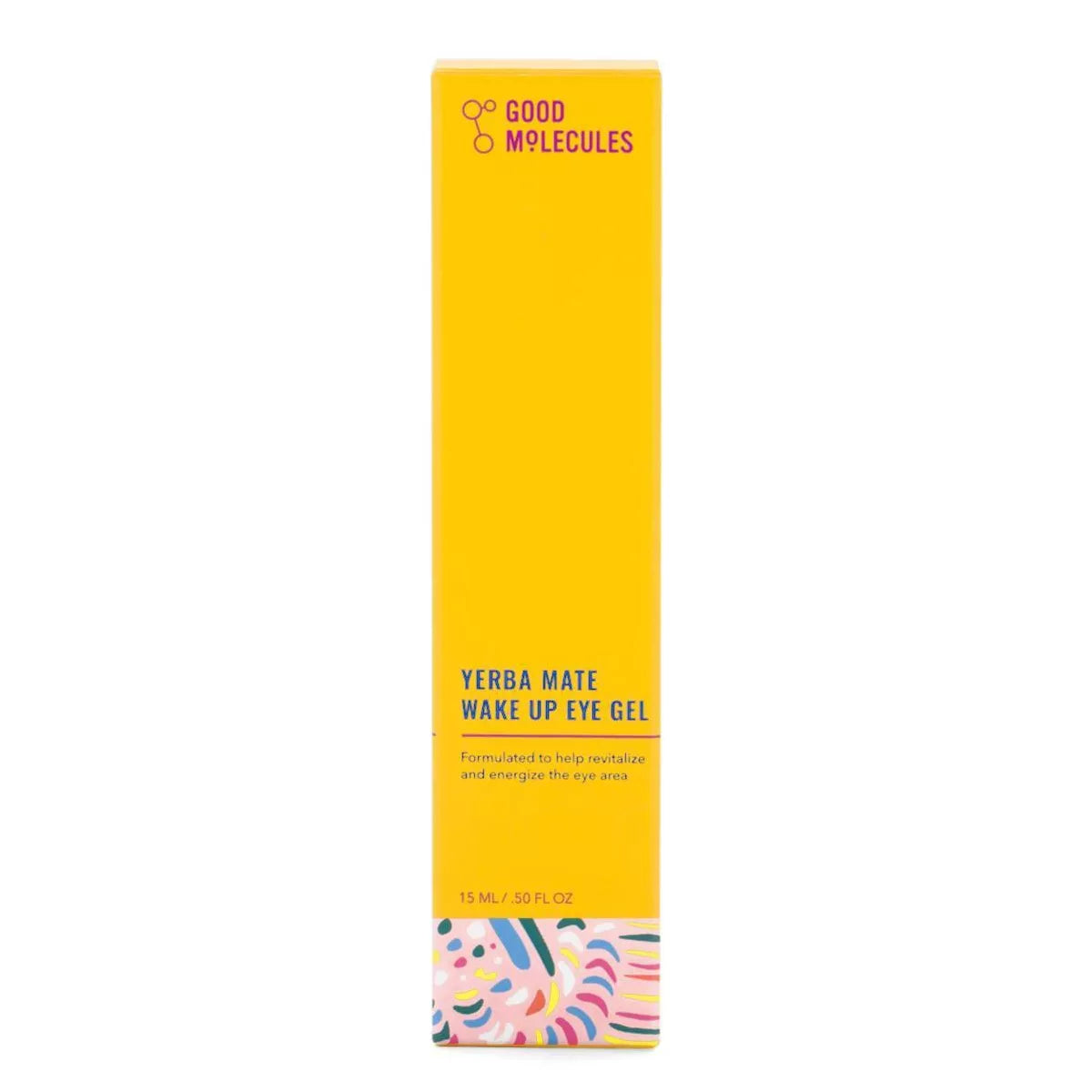 Good Molecules Yerba Mate Wake up Eye Gel - 0.5 Fl Oz: Soothing, Dark Circle Reduction, Contains Hyaluronic Acid, Vegan