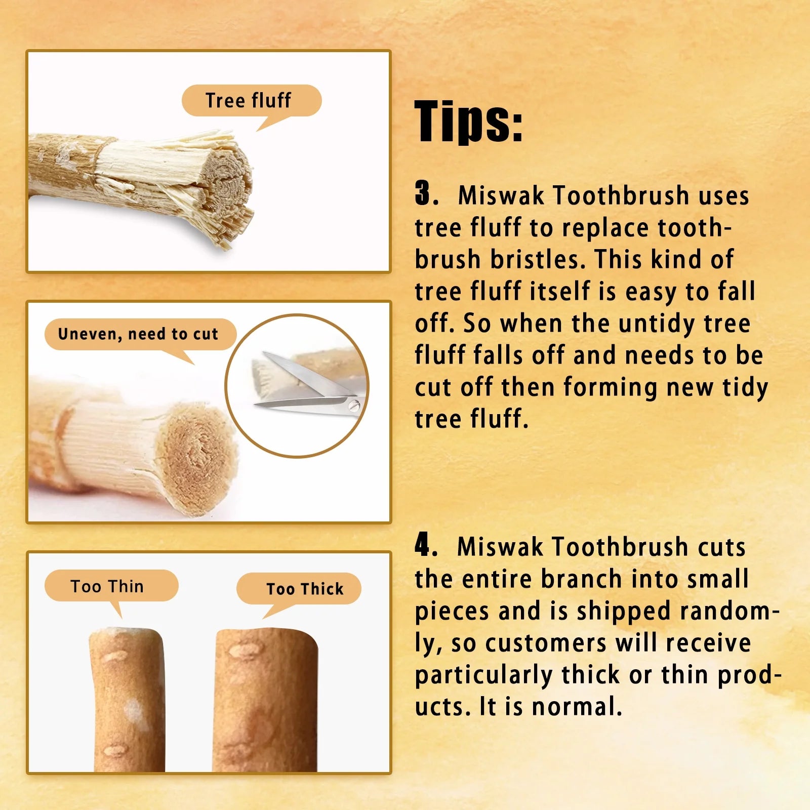 12 Pack Organic Miswak Toothbrushes | All-Natural Wooden Miswak Sticks for Teeth Whitening | Oral Care & Fresh Breath, Eco-Friendly | Clove Flavor