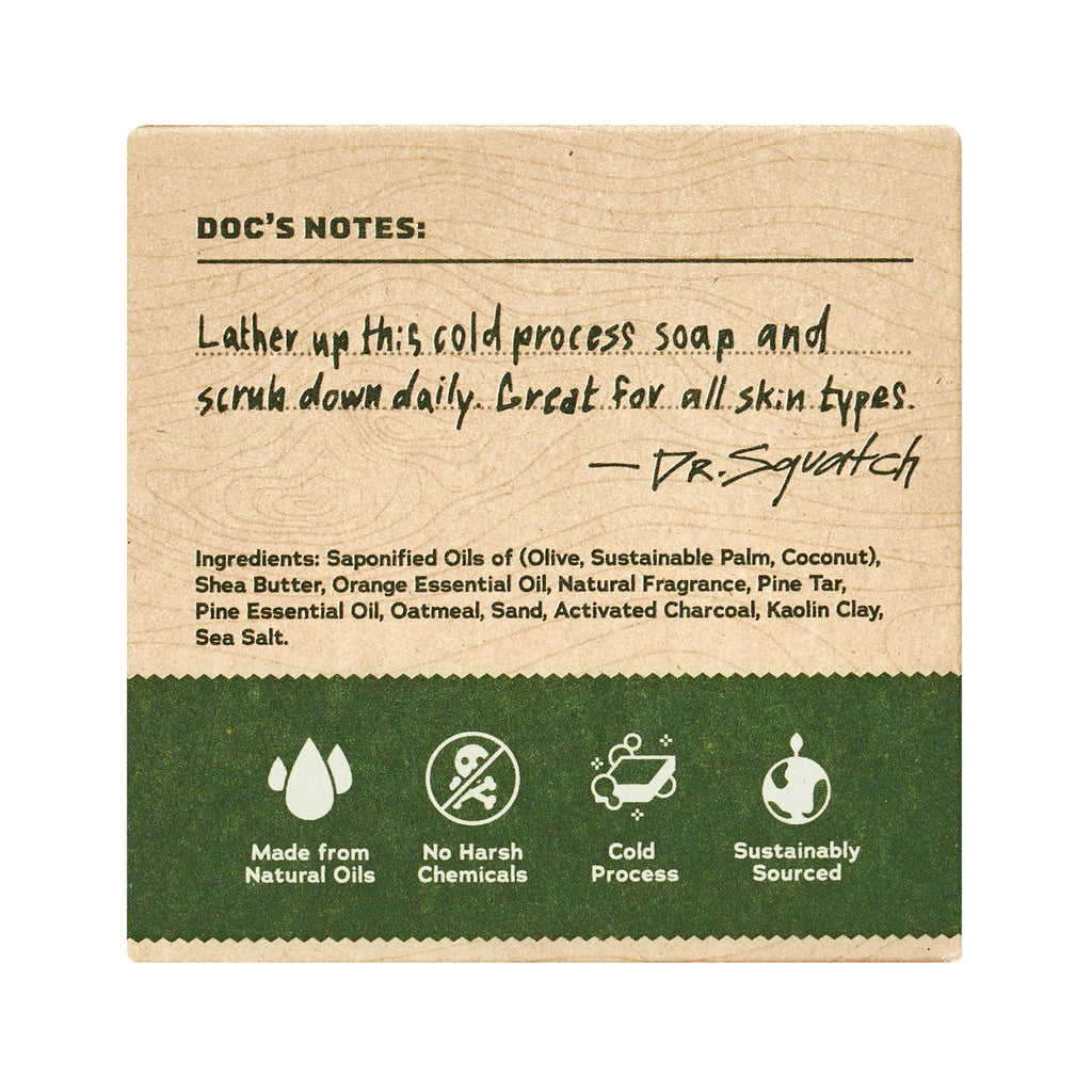(3 Pack)  Pine Tar Natural Bar Soap for Men, 5 Oz