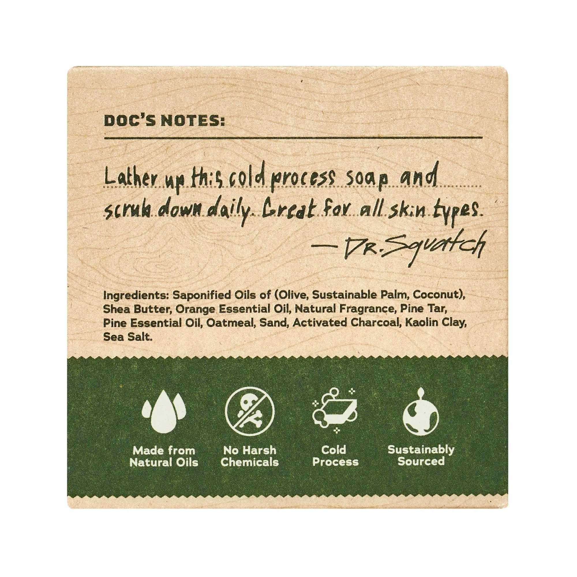 (3 Pack)  Pine Tar Natural Bar Soap for Men, 5 Oz