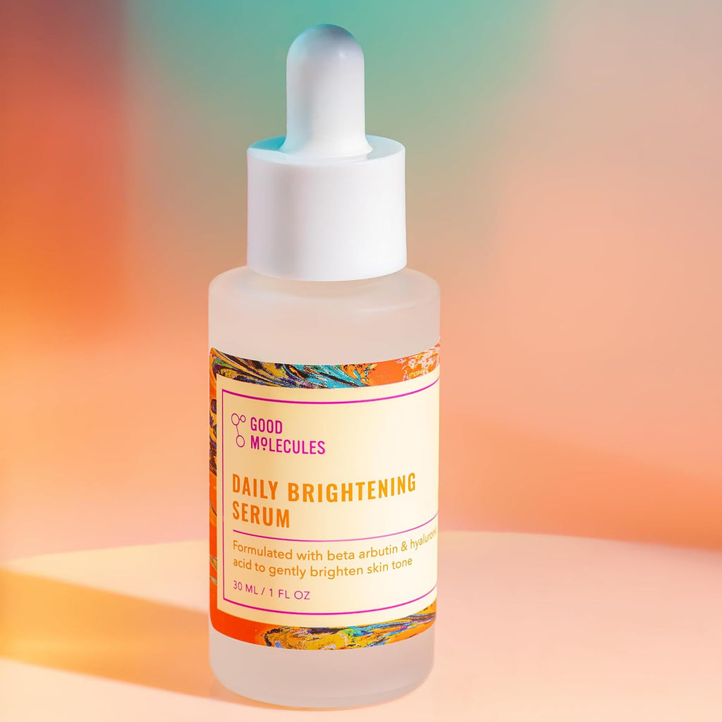 Daily Brightening Serum - Hydrating Facial Serum with Beta Arbutin and Hyaluroni