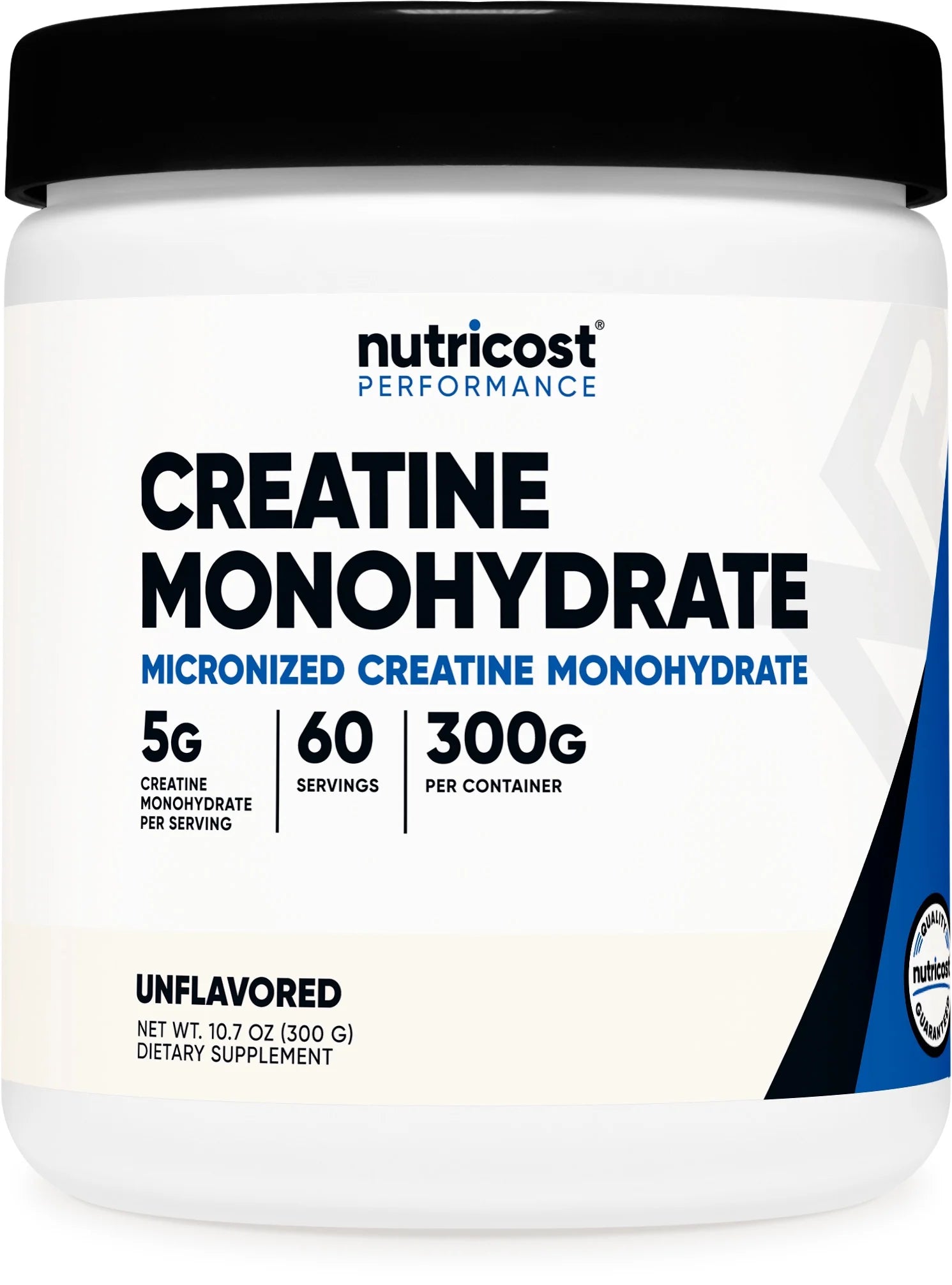 Creatine Monohydrate Powder Unflavored Micronized Creatine Monohydrate, 5G per Serving, (300 Grams)