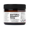 Luxurious Beef Tallow & Honey Balm for Skin - Grass-Fed, Organic Moisturizer for Face & Body