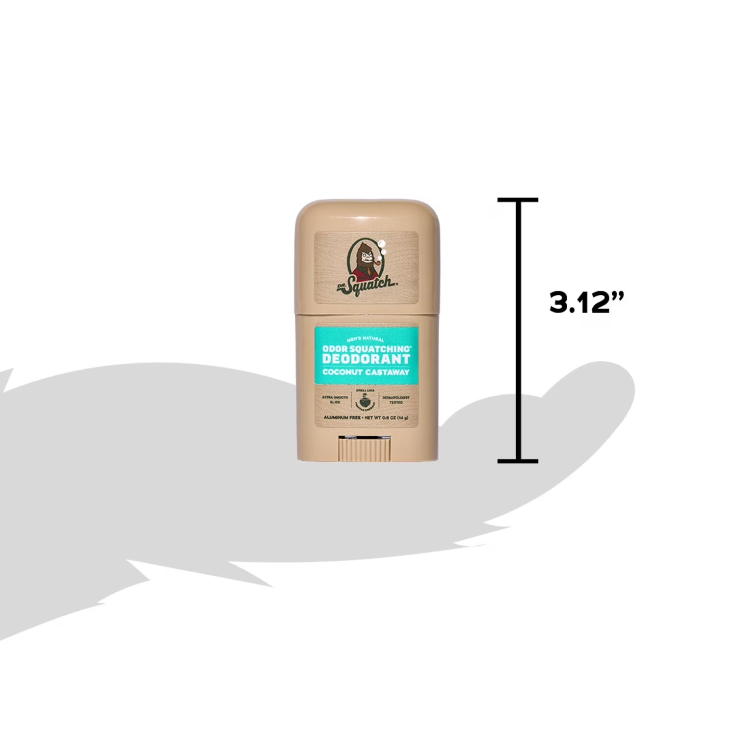 Mini Natural Men'S Deodorant - Aluminum Free - Coconut Castaway (0.5 Oz)