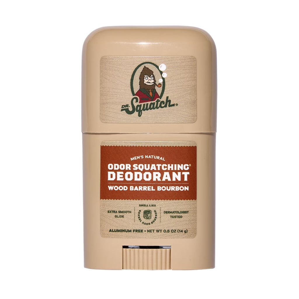 Mini Natural Men'S Deodorant - Aluminum Free - Wood Barrel Bourbon (0.5 Oz)