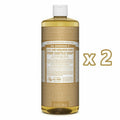 2 X Dr Bronner'S Hemp Pure-Castile Soap Liquid Sandalwood Jasmine 946Ml Bronners