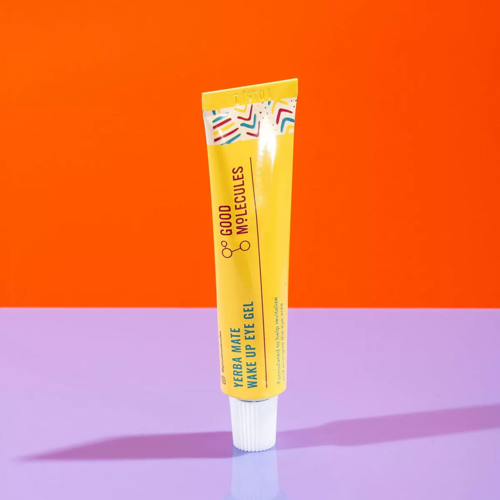 Good Molecules Yerba Mate Wake up Eye Gel - 0.5 Fl Oz: Soothing, Dark Circle Reduction, Contains Hyaluronic Acid, Vegan