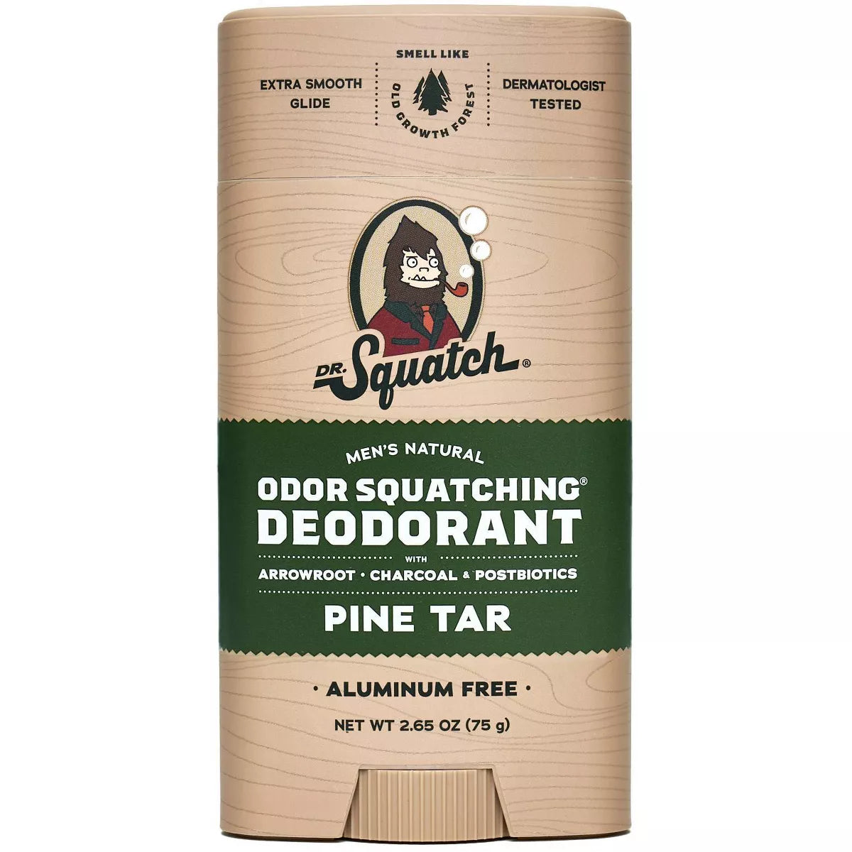 DR. SQUATCH Men'S Solid Deodorant Pine Tar - 2.65Oz: Aluminum-Free, under Arm, Normal Skin Type