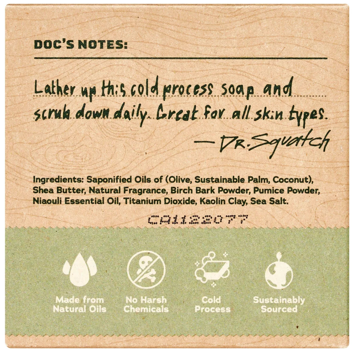 DR. SQUATCH Men'S All Natural Bar Soap - Brichwood Breeze - 5Oz