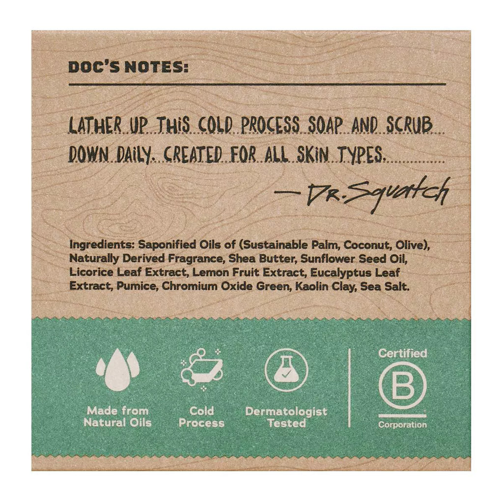 DR. SQUATCH Men'S All Natural Bar Soap - Rainforest Rapids - 5Oz