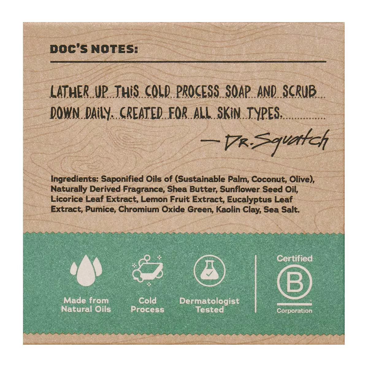 DR. SQUATCH Men'S All Natural Bar Soap - Rainforest Rapids - 5Oz