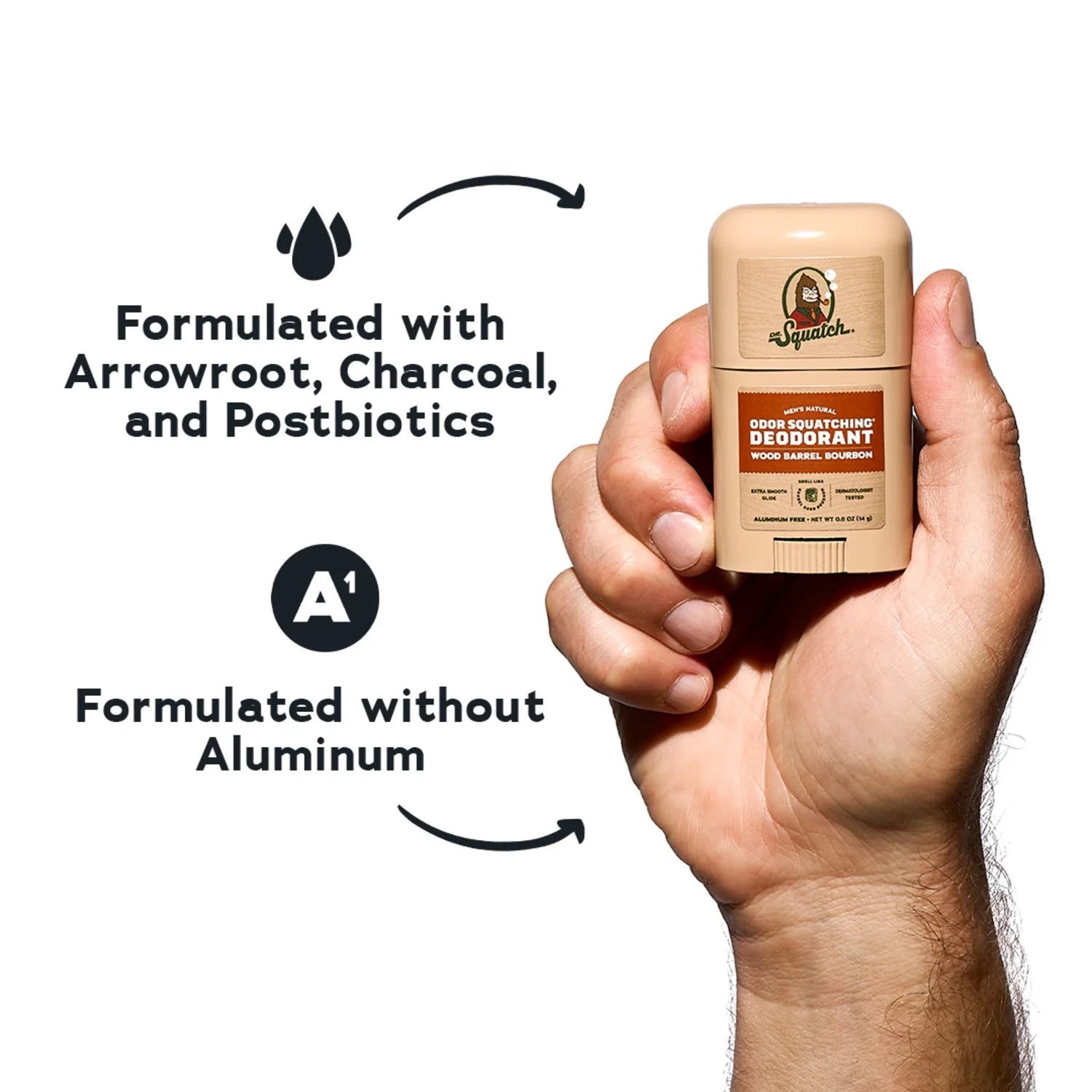 Mini Natural Men'S Deodorant - Aluminum Free - Wood Barrel Bourbon (0.5 Oz)