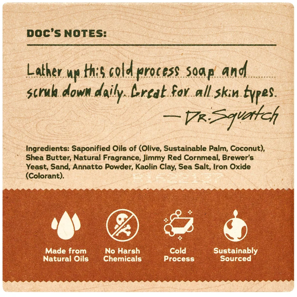 DR. SQUATCH Men'S All Natural Bar Soap - Wood Barrel Bourbon - 5Oz
