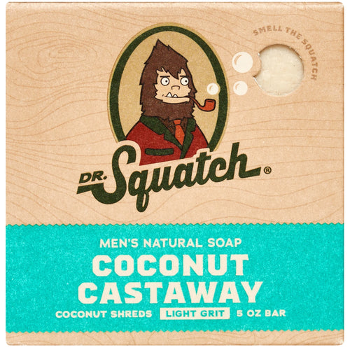 (3 Pack)  Coconut Castaway Natural Bar Soap for Men, 5 Oz