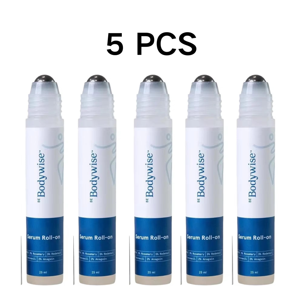 Bodywise Roll-On Ball Rosemary Hair Care Essence Anti-Frizz Refreshing Oil Control Strengthening Hair Care Serum