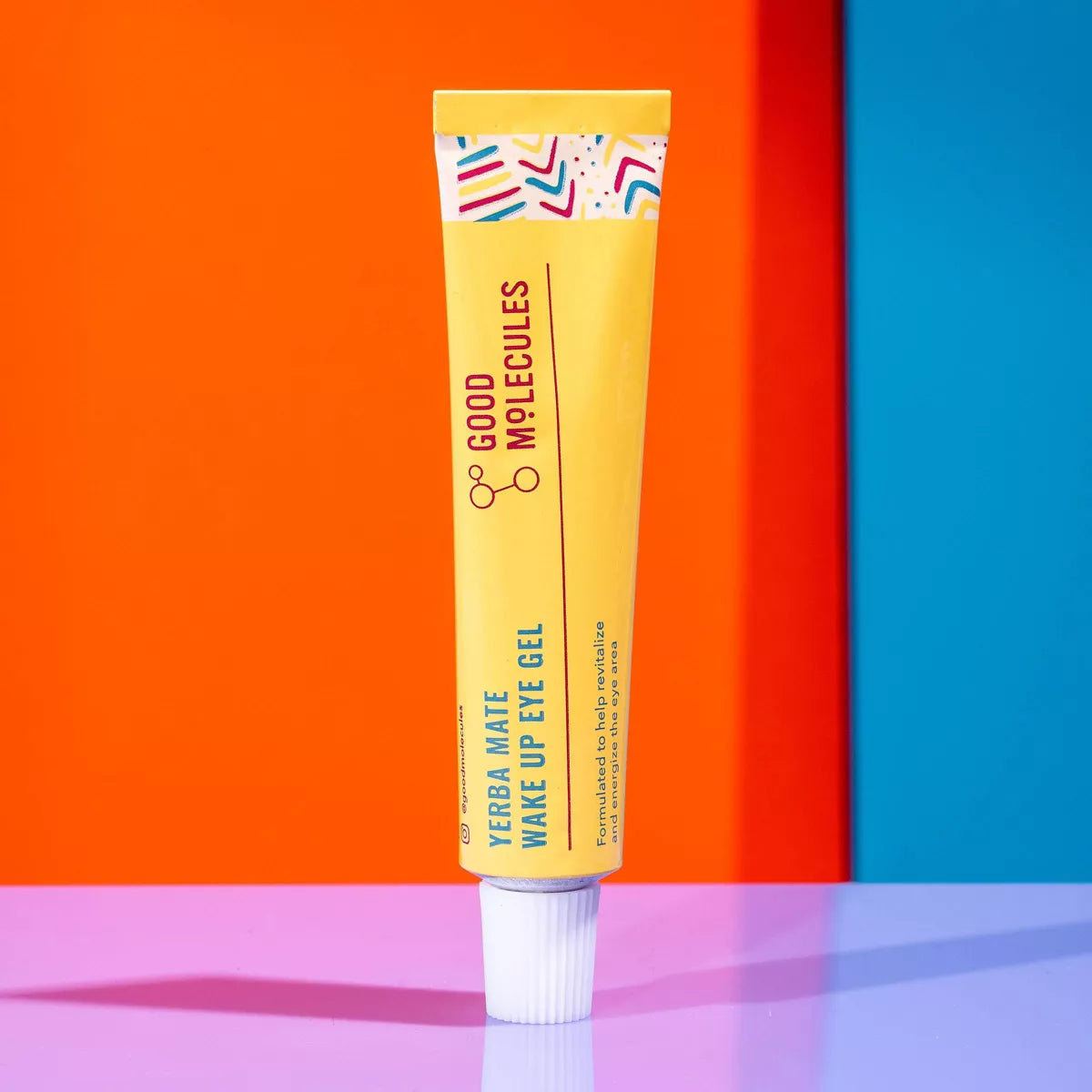 Good Molecules Yerba Mate Wake up Eye Gel - 0.5 Fl Oz: Soothing, Dark Circle Reduction, Contains Hyaluronic Acid, Vegan