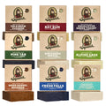 Bar Soap for Men - Cold Process, No Harsh Chemicals - Pine Tar, Wood Barrel Bourbon, Cold Brew Cleanse, Birchwood Breeze, and More (5 Oz, 9 Pack)