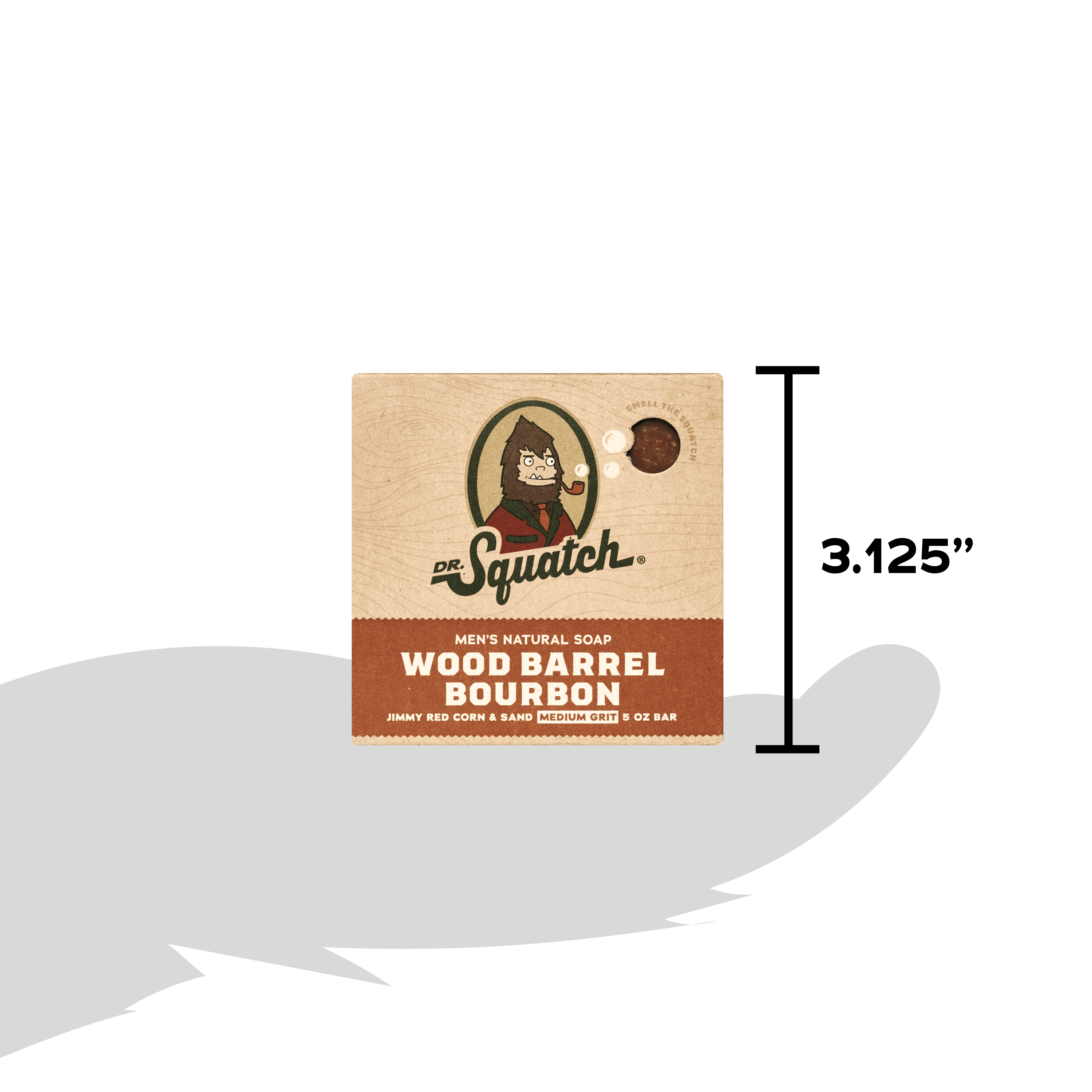 Bar Soap for Men - Cold Process, No Harsh Chemicals - Wood Barrel Bourbon, Pine Tar, Spearmint Basil, Alpine Sage (5 Oz, 4-Pack)