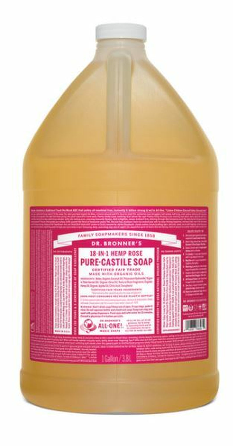 NEW Dr. Bronner'S Hemp Pure-Castile Soap Liquid 3.78L 18-In-1 All Scent Bronners
