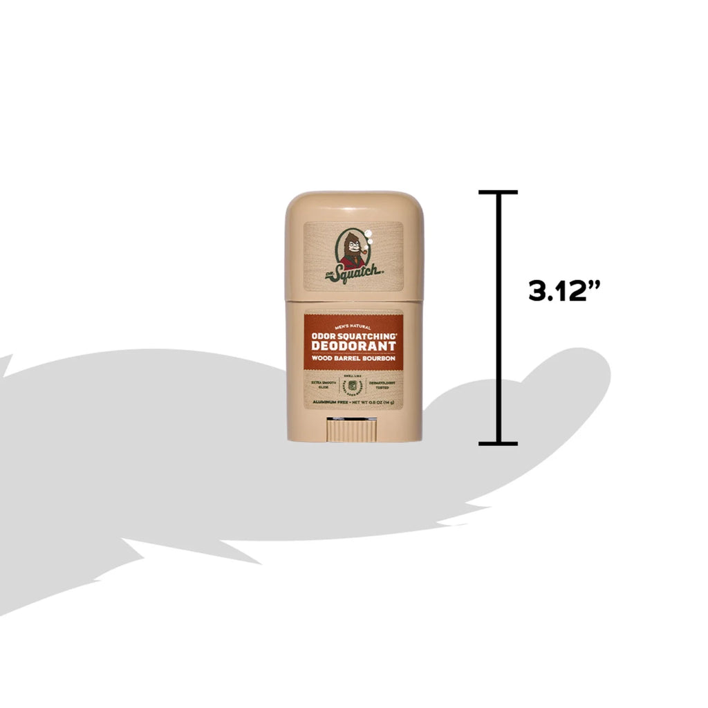 Mini Natural Men'S Deodorant - Aluminum Free - Wood Barrel Bourbon (0.5 Oz)