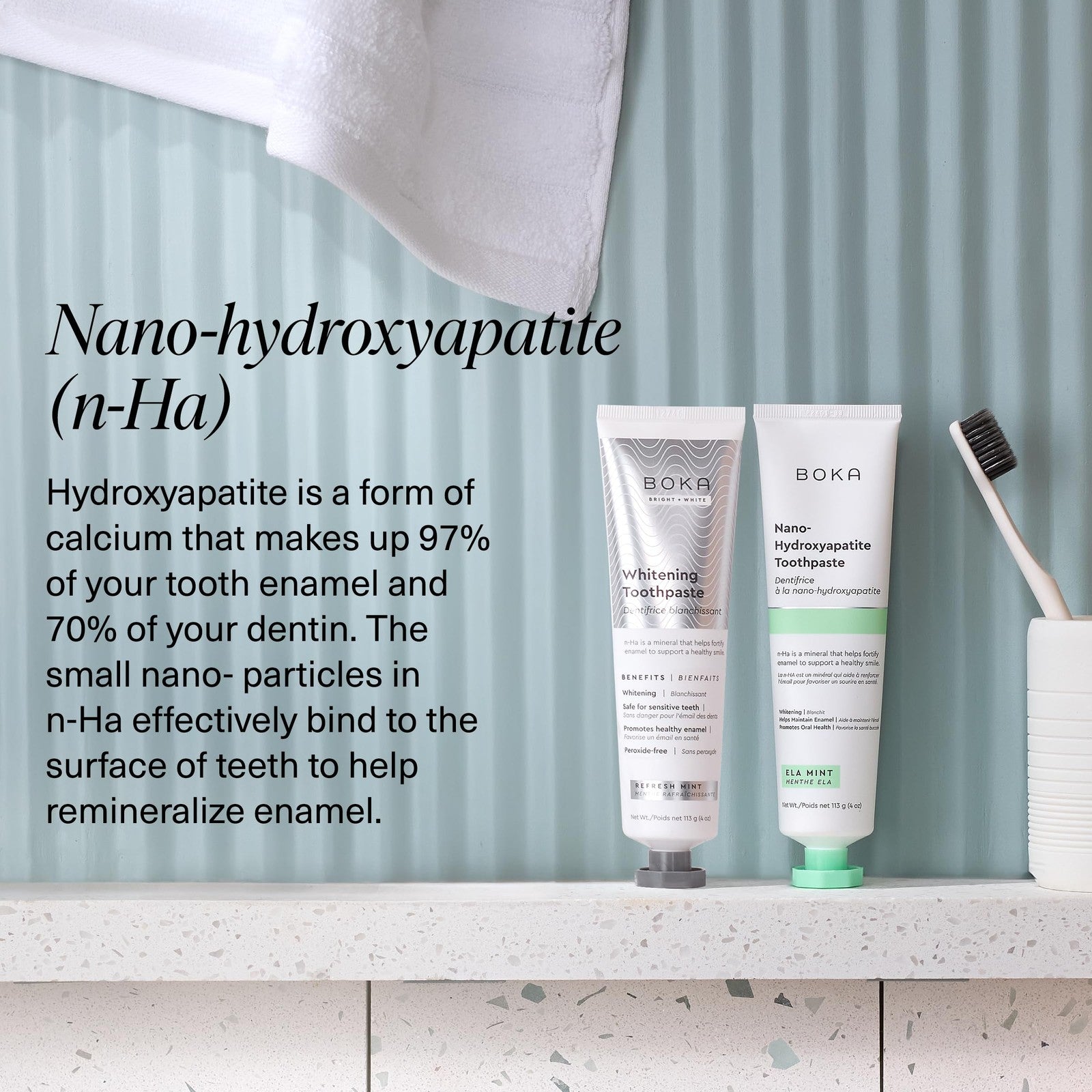 Boka Fluoride Free Toothpaste Nano Hydroxyapatite