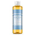 Pure-Castile Magic Liquid Soap (Baby Unscented, 8 Ounce)- Made with Regenerative Organic Certified Oils, for Face, Body Wash, Baby Soap, Sensitive Skin, No Added Fragrance, Vegan
