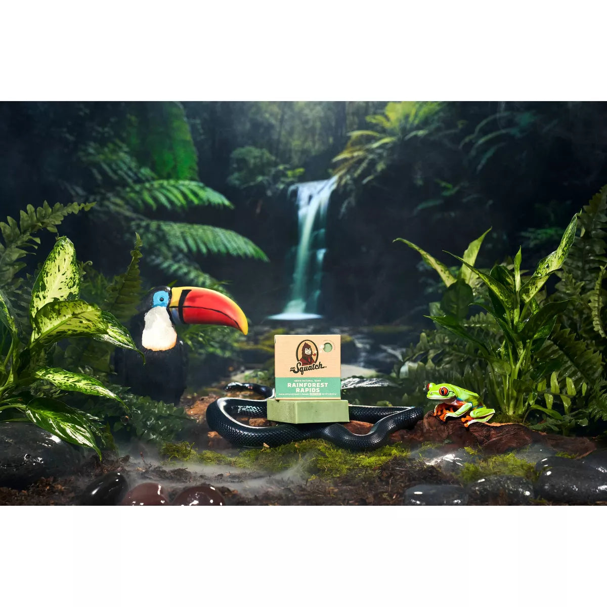 DR. SQUATCH Men'S All Natural Bar Soap - Rainforest Rapids - 5Oz