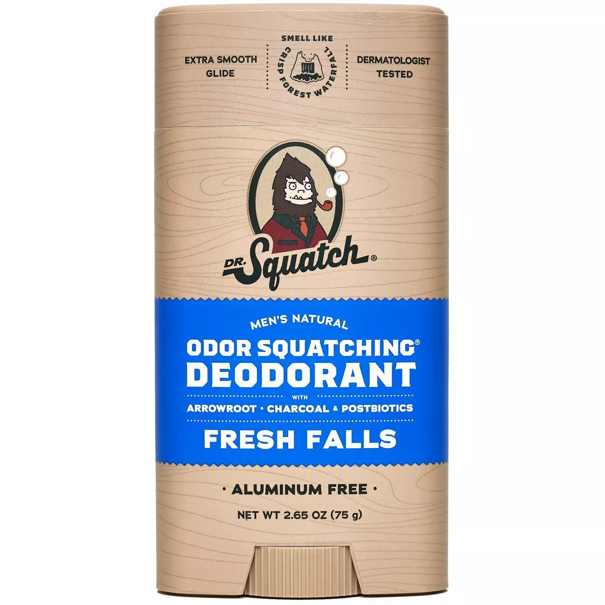 DR. SQUATCH Men'S Natural Solid Deodorant Fresh Falls - Aluminum -Free 2.65Oz