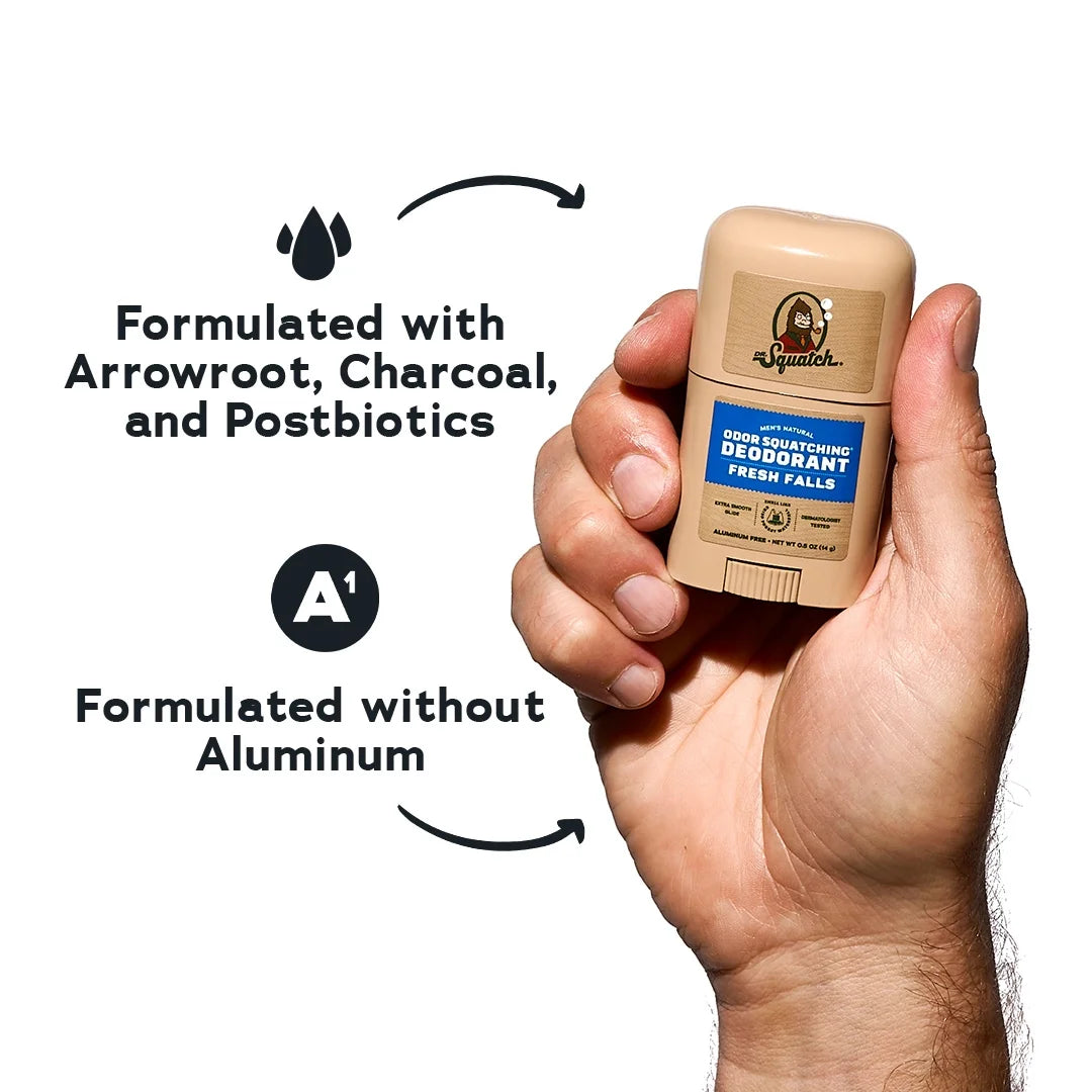 Mini Natural Men'S Deodorant - Aluminum Free - Fresh Falls (0.5 Oz)
