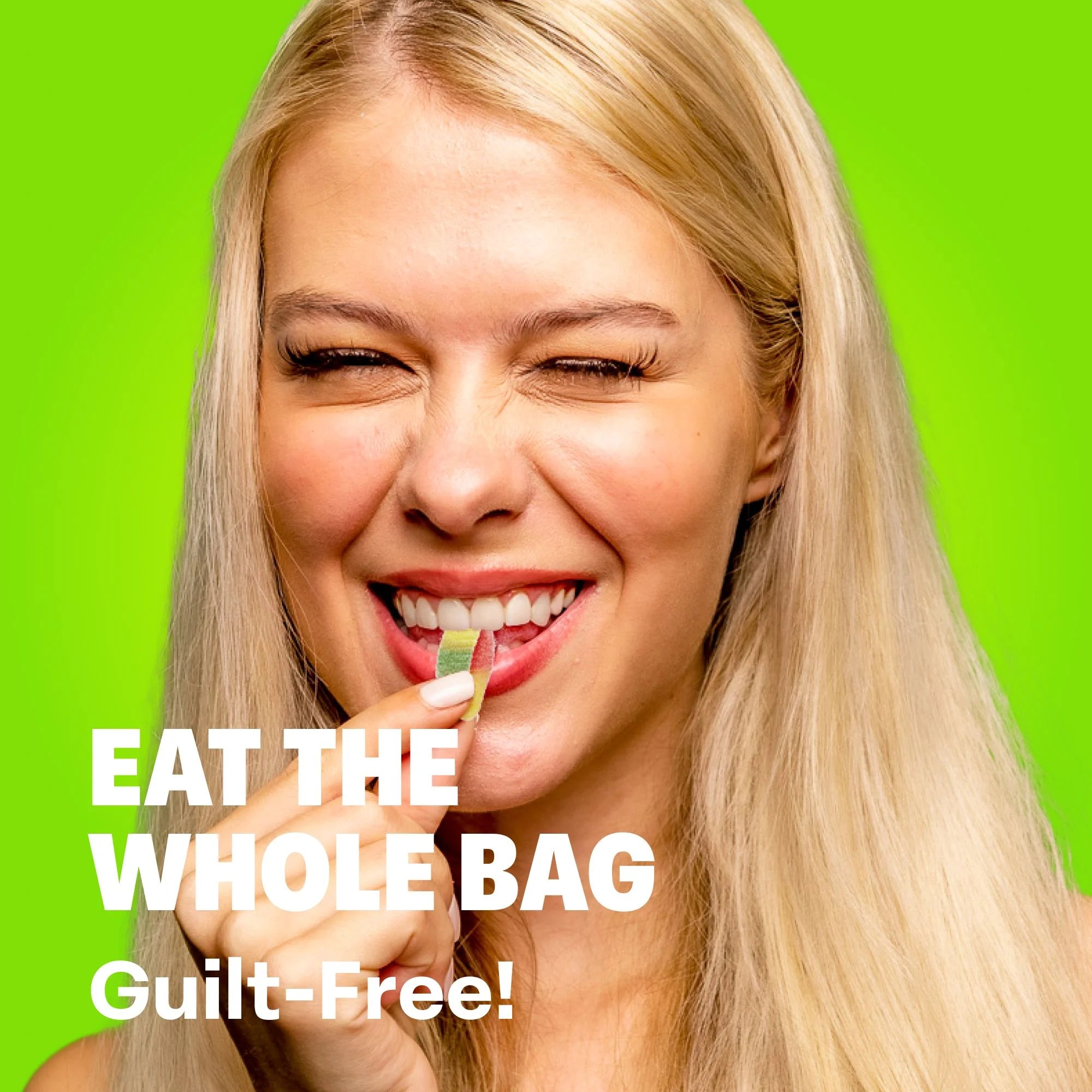 Snacks - Healthy Low Calorie Snacks, Low Carb Keto Gummies (Gluten Free & Non GMO Candy) - 6 Pack Wild Worms