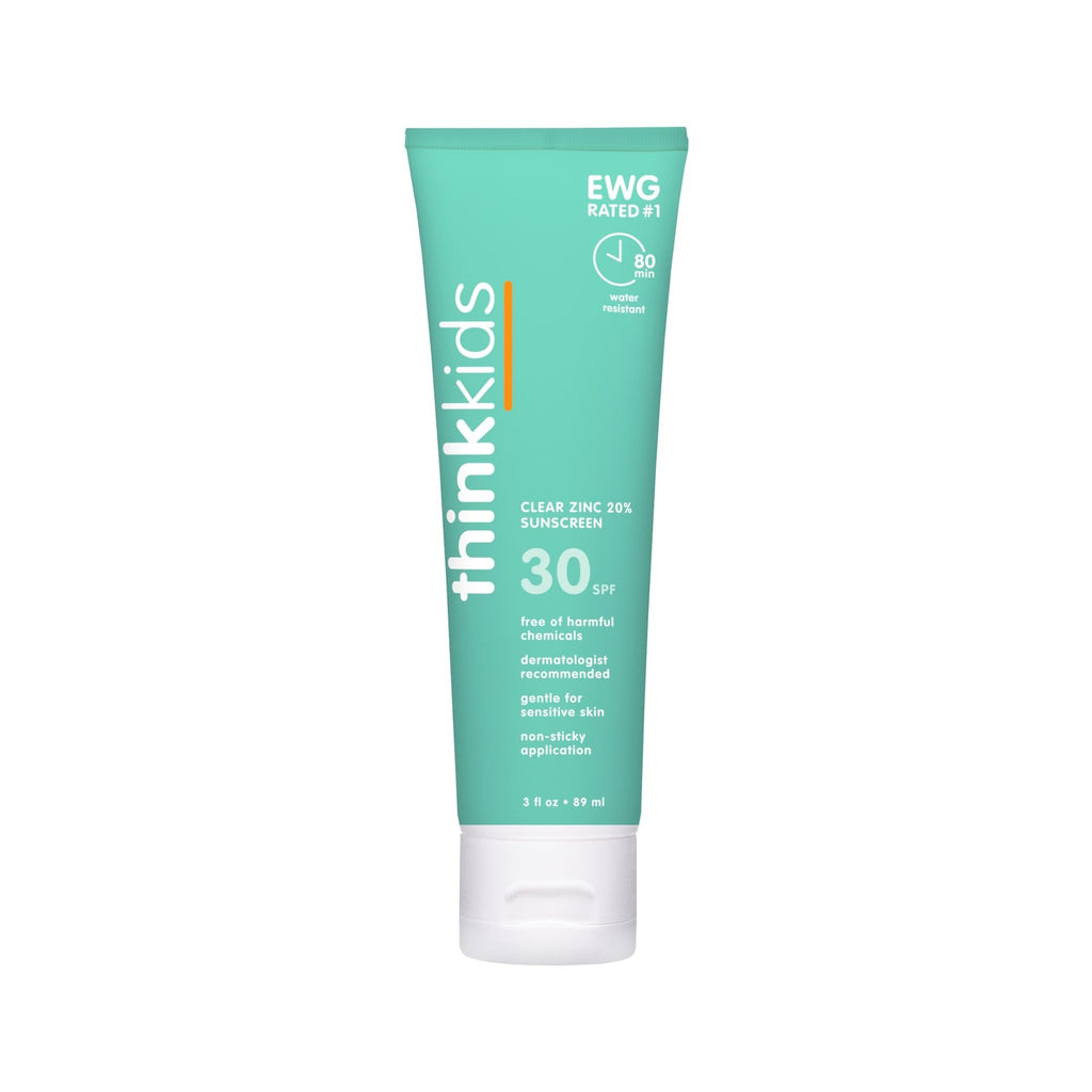Thinksport Kids Sunscreen SPF 50 - Water Resistant Mineral Formula for Ultimate Sun Protection