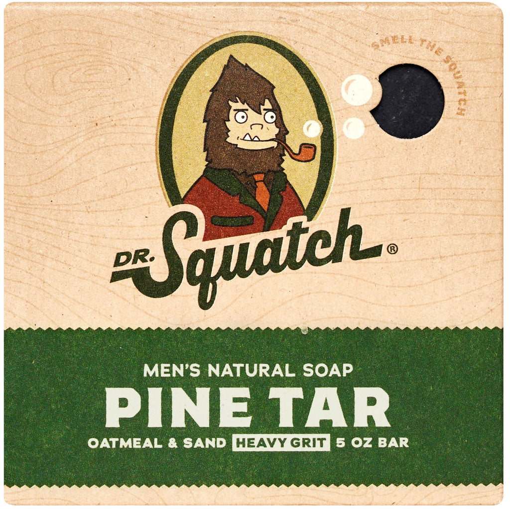 (3 Pack)  Pine Tar Natural Bar Soap for Men, 5 Oz