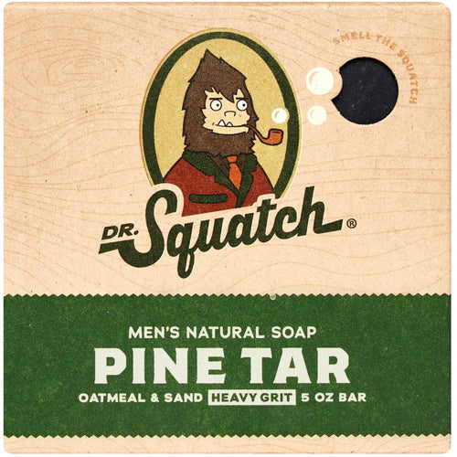 (3 Pack)  Pine Tar Natural Bar Soap for Men, 5 Oz