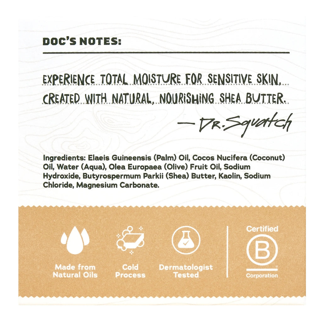(3 Pack)  Shea Butter Total Moisture Natural Bar Soap for Men, 5 Oz