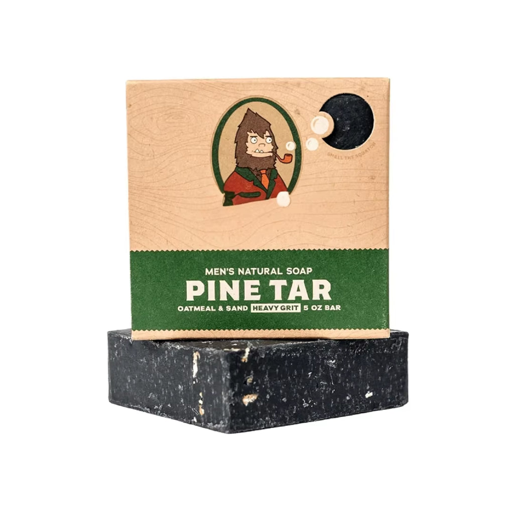 Men'S Natural Pine Tar Soap OEM ODM Export Quality Dr Squatch Style Branding Custom Logo Exfoliating Skin Soothing Bar Soap