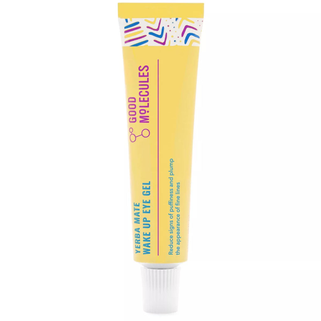 Good Molecules Yerba Mate Wake up Eye Gel - 0.5 Fl Oz: Soothing, Dark Circle Reduction, Contains Hyaluronic Acid, Vegan