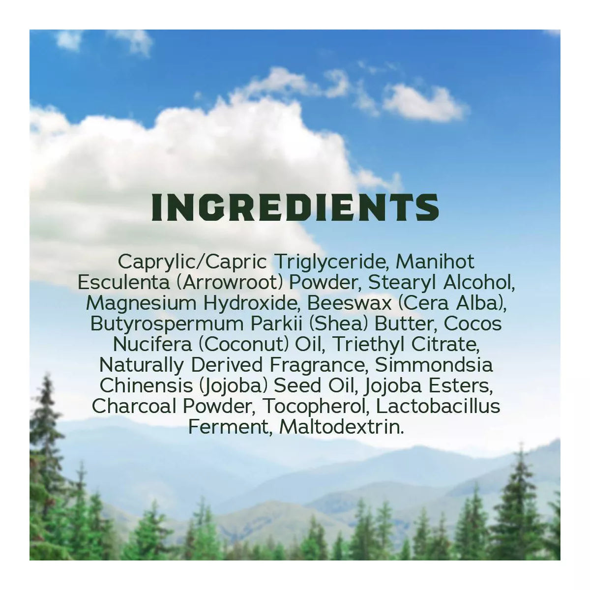 DR. SQUATCH Men'S Wide Stick Deodorant - Natural Mountain Meadow - 2.65Oz
