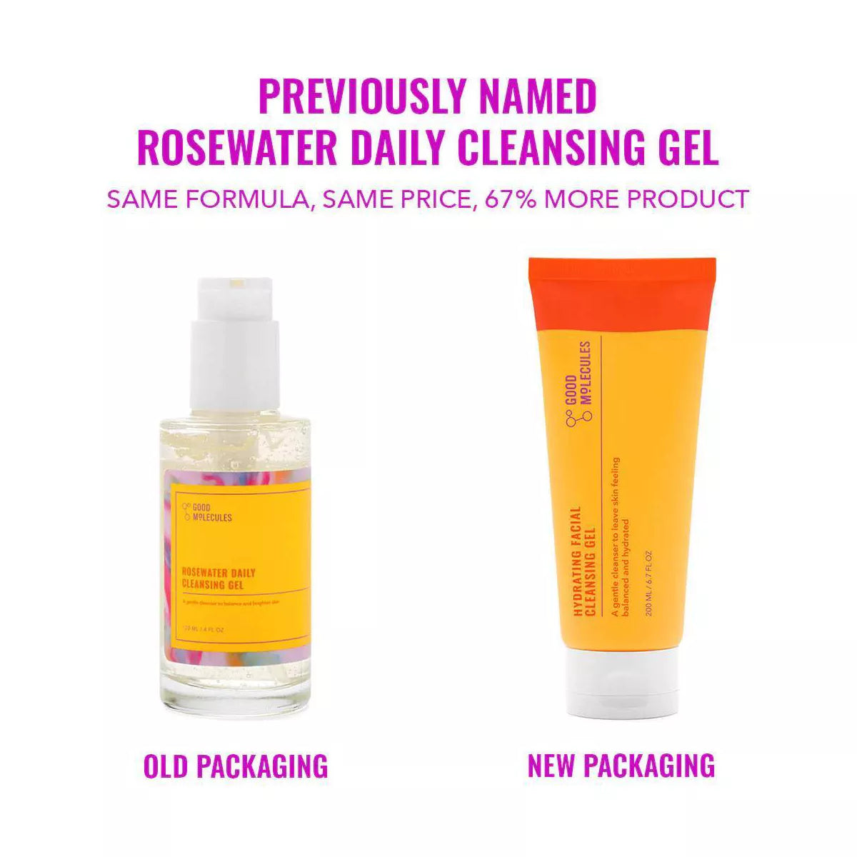 Good Molecules Hydrating Facial Cleanser Gel - 200Ml