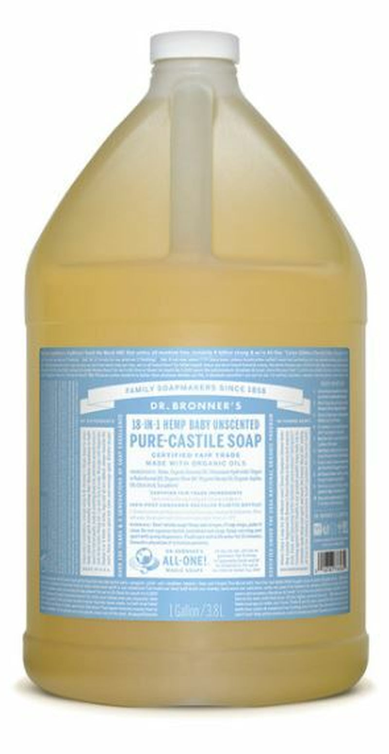 NEW Dr. Bronner'S Hemp Pure-Castile Soap Liquid 3.78L 18-In-1 All Scent Bronners