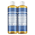 Dr Bronner'S Organic Peppermint Castile Soap 16 Fl Oz Pack of 2 Eco Friendly